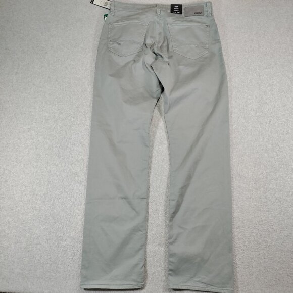 Mavi Pants mesn 33x34 Relaxed Straight Leg Matt Stretch Cotton - Picture 2 of 12